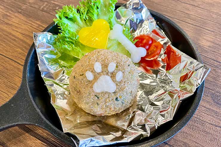 ワンちゃん用ハンバーグのイメージ